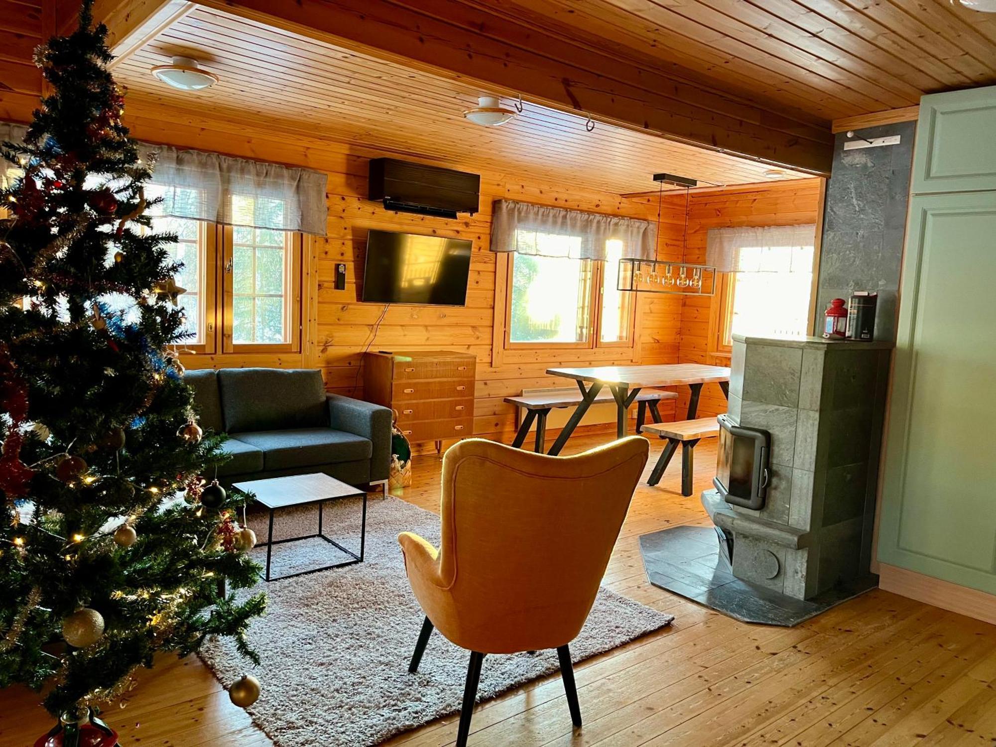 Log Cottages In 10 Min From Santa Claus Village-Sauna&Freeparking 로바니에미 외부 사진