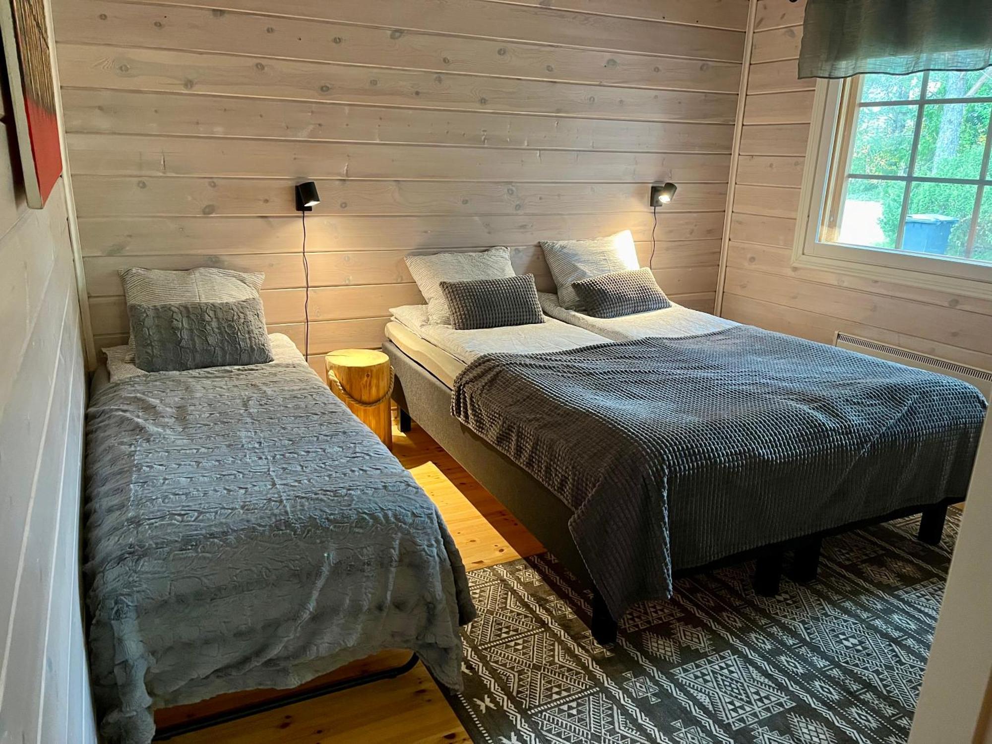 Log Cottages In 10 Min From Santa Claus Village-Sauna&Freeparking 로바니에미 객실 사진