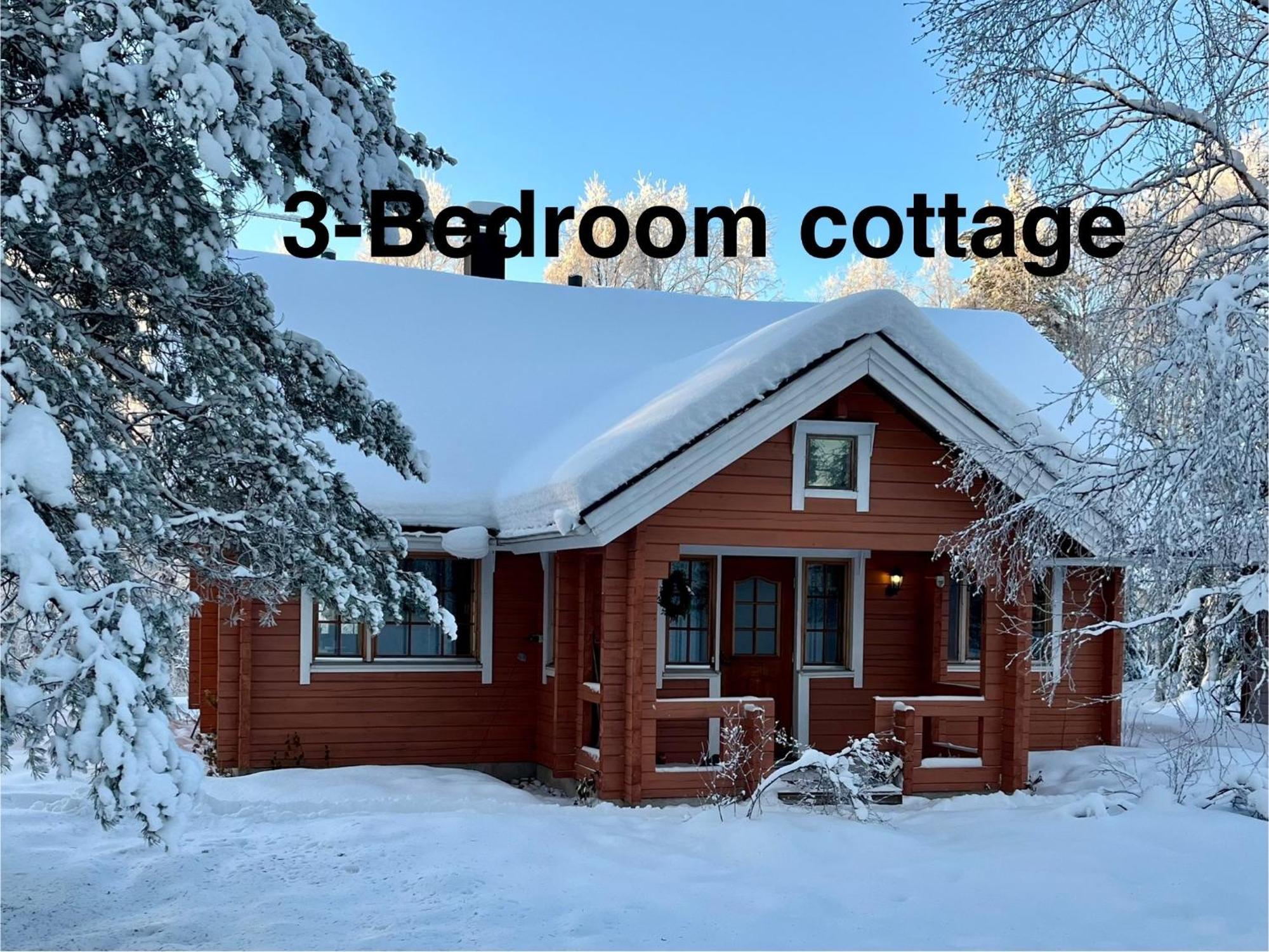 Log Cottages In 10 Min From Santa Claus Village-Sauna&Freeparking 로바니에미 외부 사진